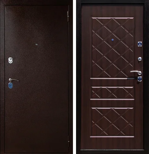 Левая металлическая дверь №26