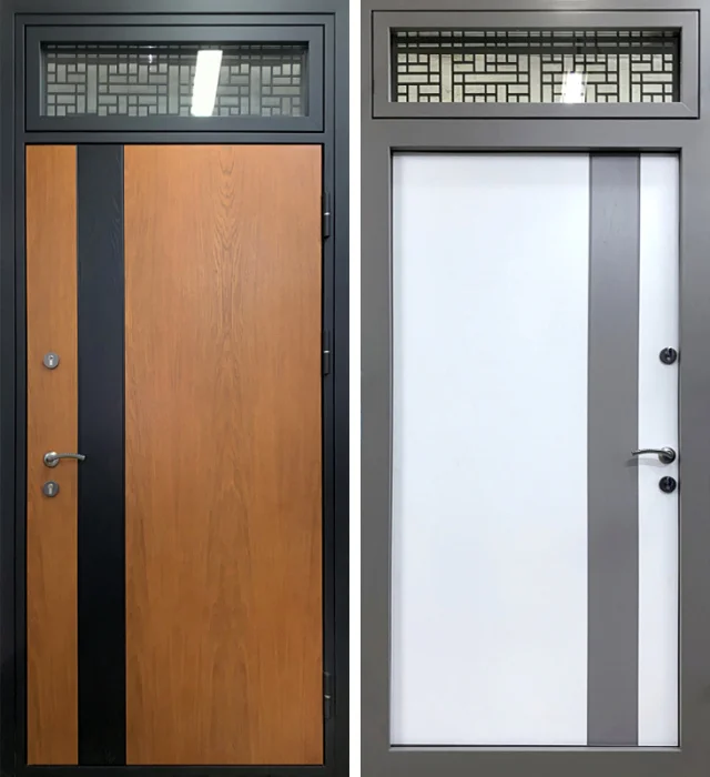 Дверь с верхней вставкой №4