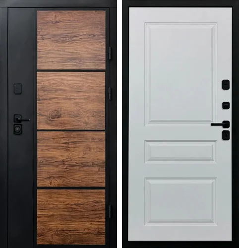 Входная дверь в квартиру с тремя контурами №120