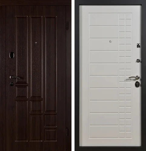 Дверь для дачи входная уличная утепленная №16