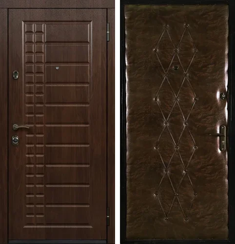 Дверь обитая дермантином с внутренней стороны №14