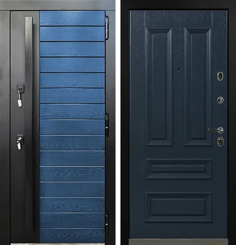 Металлическая дверь с терморазрывом для дачи №65