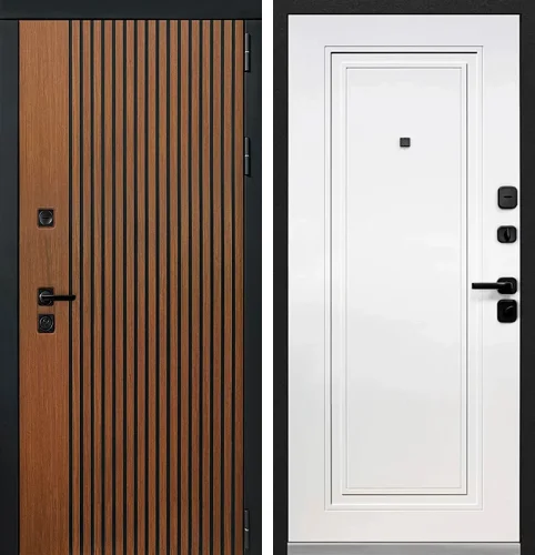 Дверь входная открывание во внутрь железная №61