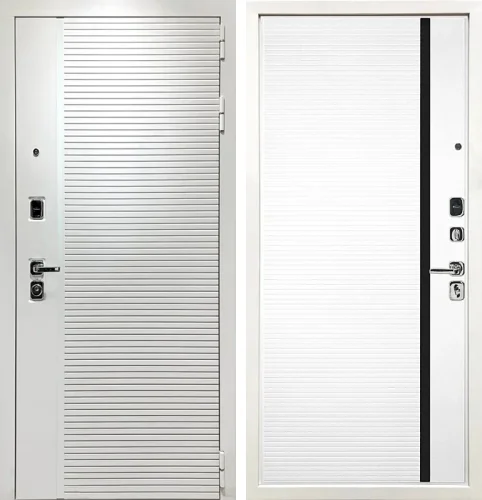 Дверь с терморазрывом белая снаружи №116
