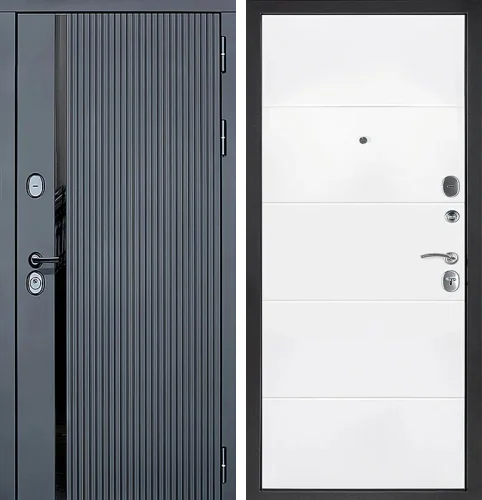 Металлическая дверь для коттеджа с тремя контурами уплотнения №94
