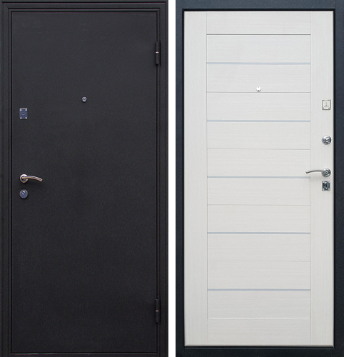 Дверь металлическая входная для квартиры сталинки серая №32