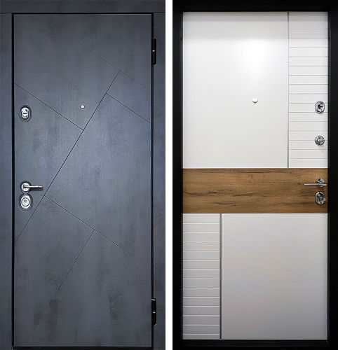 Металлическая дверь для дома уличная №116