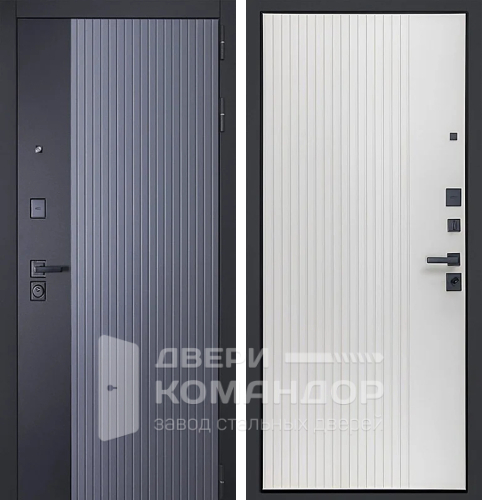 Дверь металлическая входная уличная с терморазрывом утепленная №130