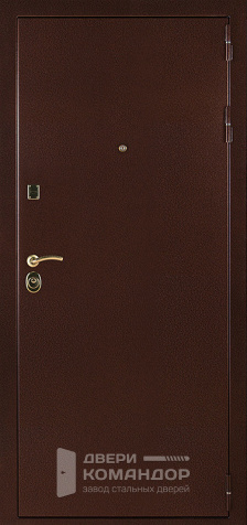 Металлическая дверь медный антик №9 - наружная сторона