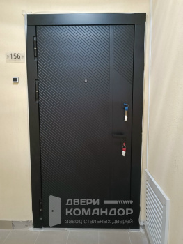 Входная дверь  с временной панелью на заказ