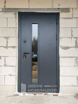 Входная стальная дверь Trento Термо с окном АСД