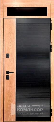 Входная дверь с терморазрывом и фрамугой №67