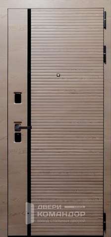 Железная дверь входная утепленная №101 - наружная сторона