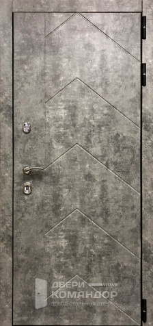 Дверь входная уличная утепленная с терморазрывом №57 - наружная сторона