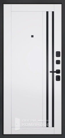 Чёрная железная дверь терморазрыв №90 - внутренняя сторона