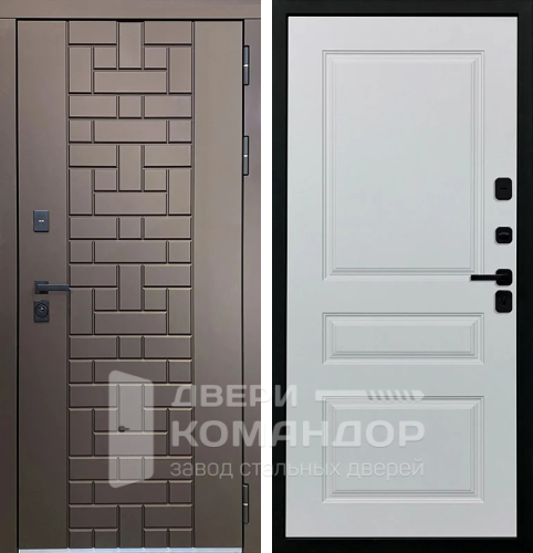 Металлическая дверь с терморазрывом для частного дома №89