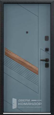 Входная термо дверь с утеплителем №78 - внутренняя сторона