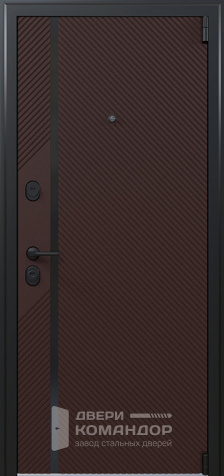 Теплая входная дверь с терморазрывом №92 - наружная сторона