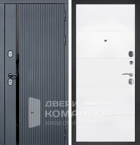 Металлическая дверь с терморазрывом для коттеджа №94