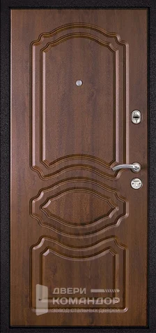 Входная дверь с деревянной облицовкой №19 - внутренняя сторона