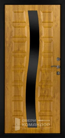 Входная дверь со стеклом для загородного дома №16 - внутренняя сторона