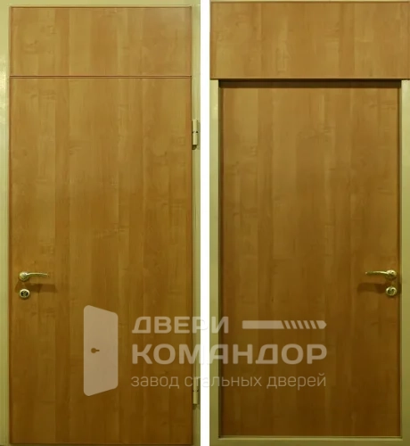 Дверь с фрамугой ламинат с двух сторон №22